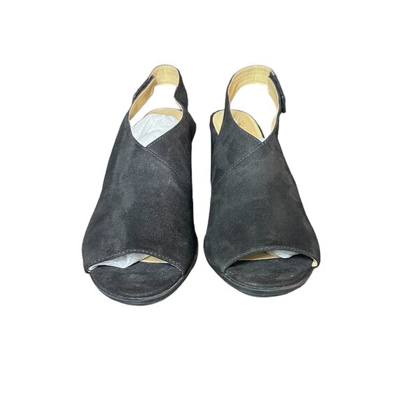 Naturalizer Preston Vegan Leather Peep Toe Sandals - 9.5 - Picture 4 of 10